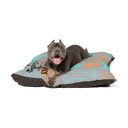 Cozy Pet Bed, The Real Boss Sleeps Here!