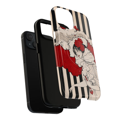Art Nouveau: Woman in Red Hat MagSafe Phone Cases