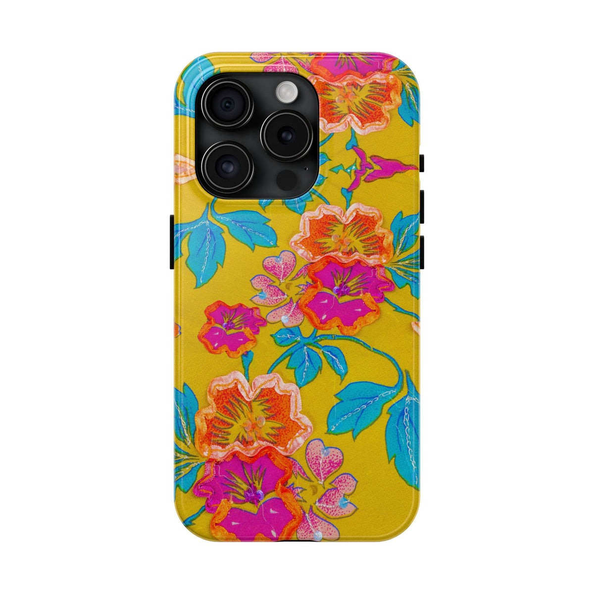 Golden Garden Bloom Tough Phone Cases
