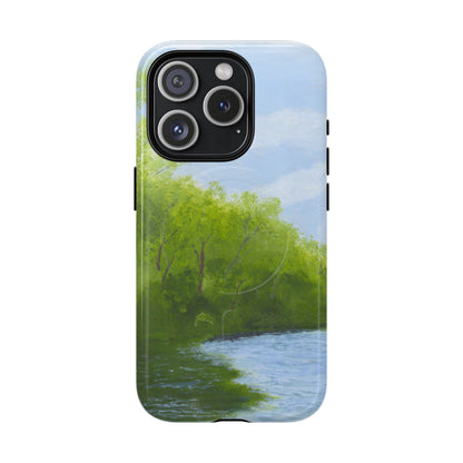 By the River Tough Magnetic Phone Case for iPhone