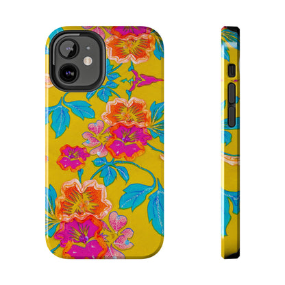 Golden Garden Bloom Tough Phone Cases