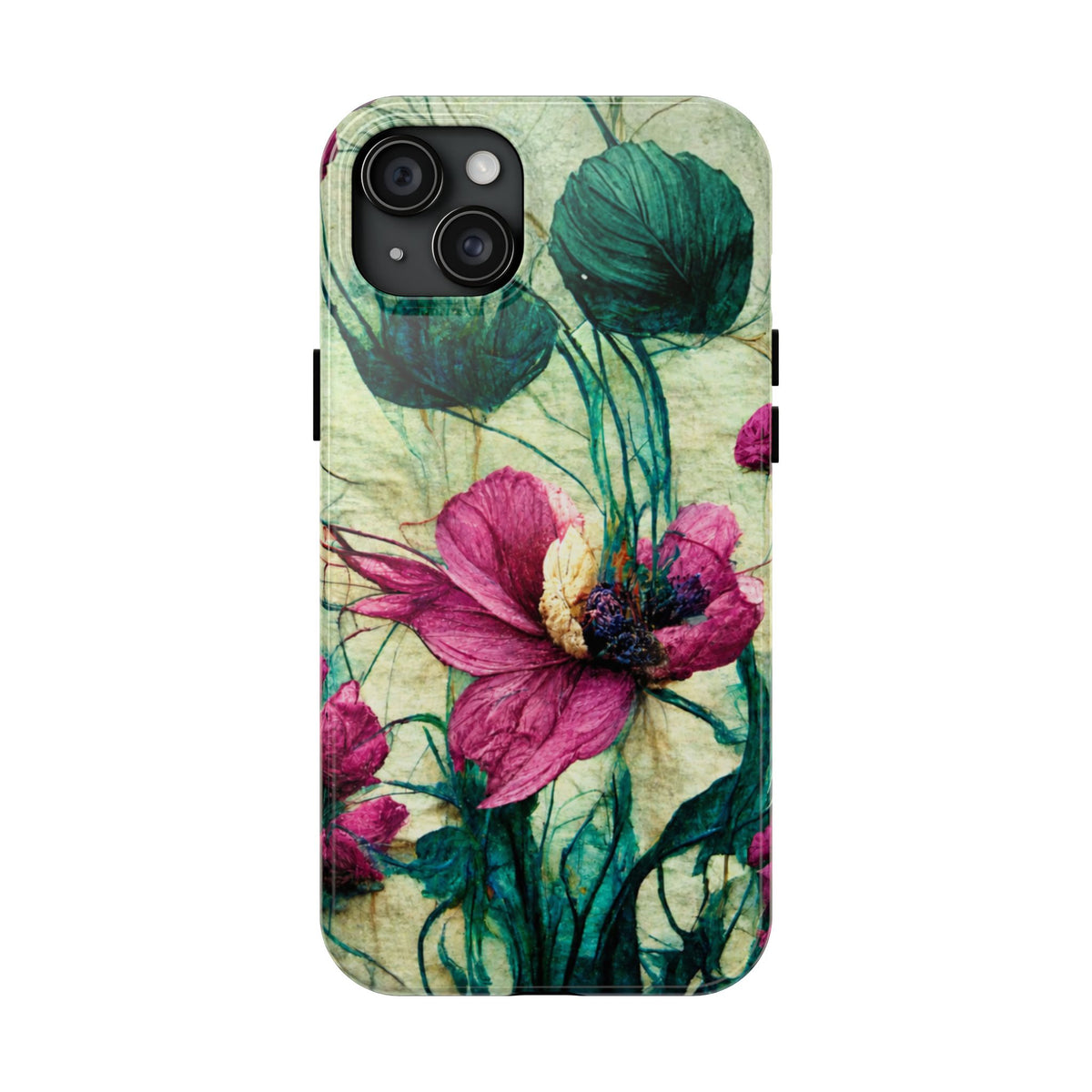 Patty's Plum Oriental Poppy Tough Phone Cases