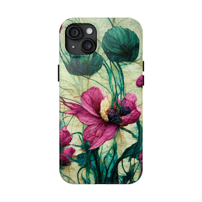 Patty's Plum Oriental Poppy Tough Phone Cases