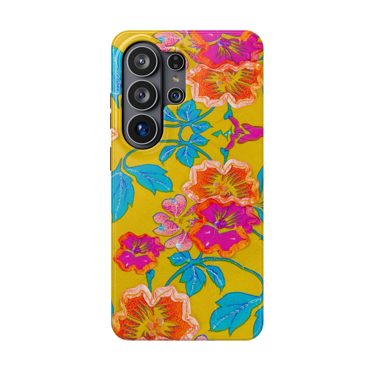 Golden Garden Bloom Magnetic Phone Case — Samsung Galaxy 26