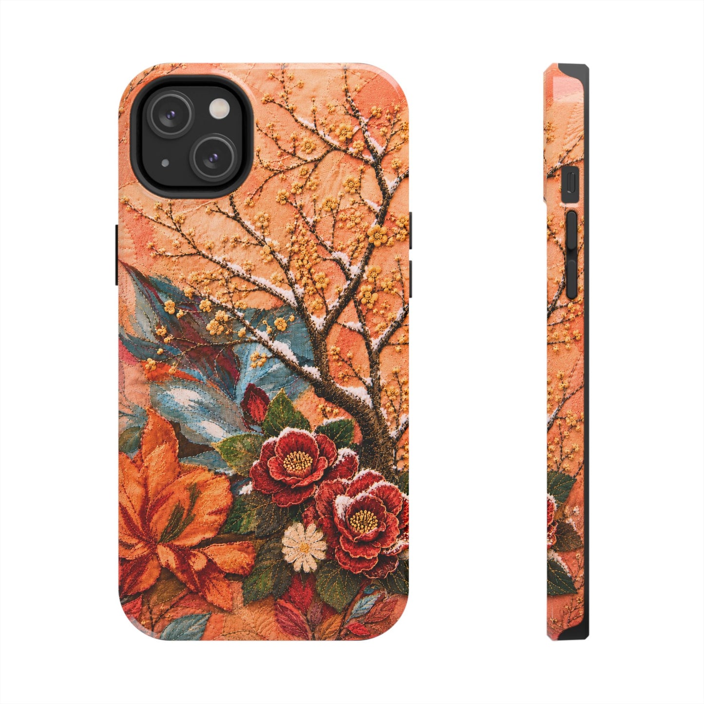 A Flower in Winter - Floral Vintage Tough Phone Case