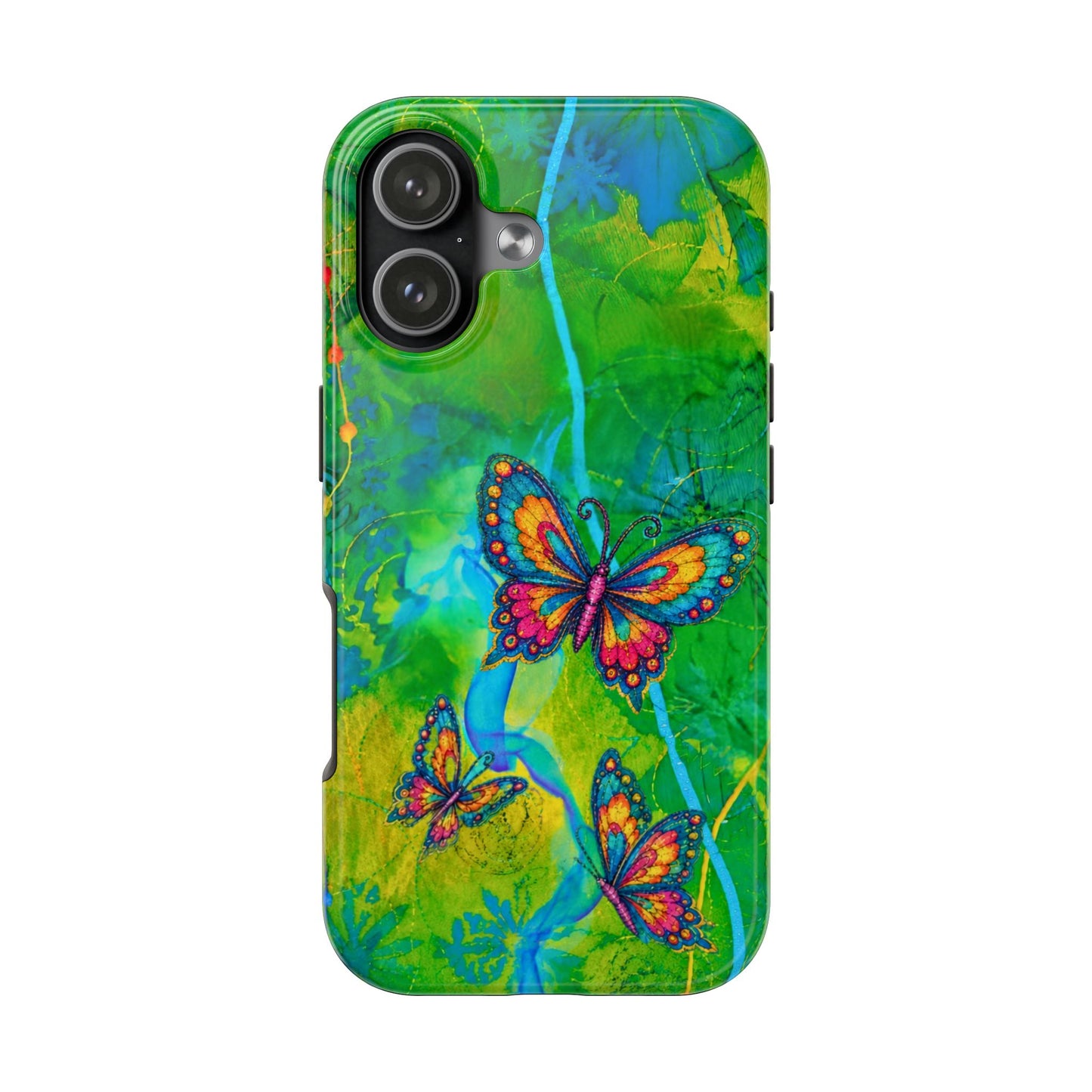 Morning Meditation - Butterfly Garden Tough Phone Case