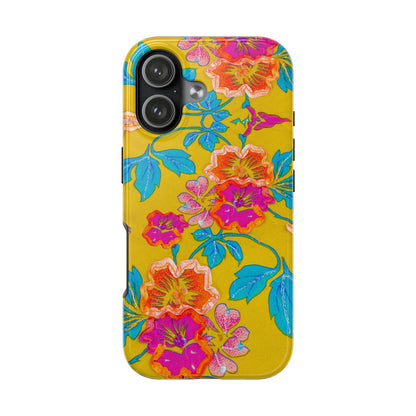 Golden Garden Bloom Tough Phone Cases