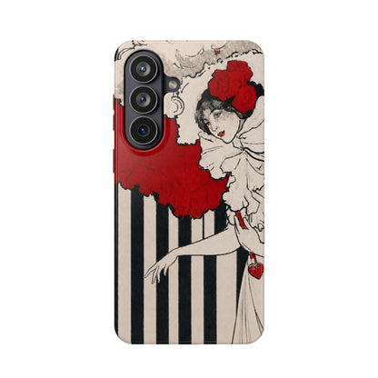 Art Nouveau: Woman in Red Hat Magnetic Phone Case – Samsung Galaxy S26