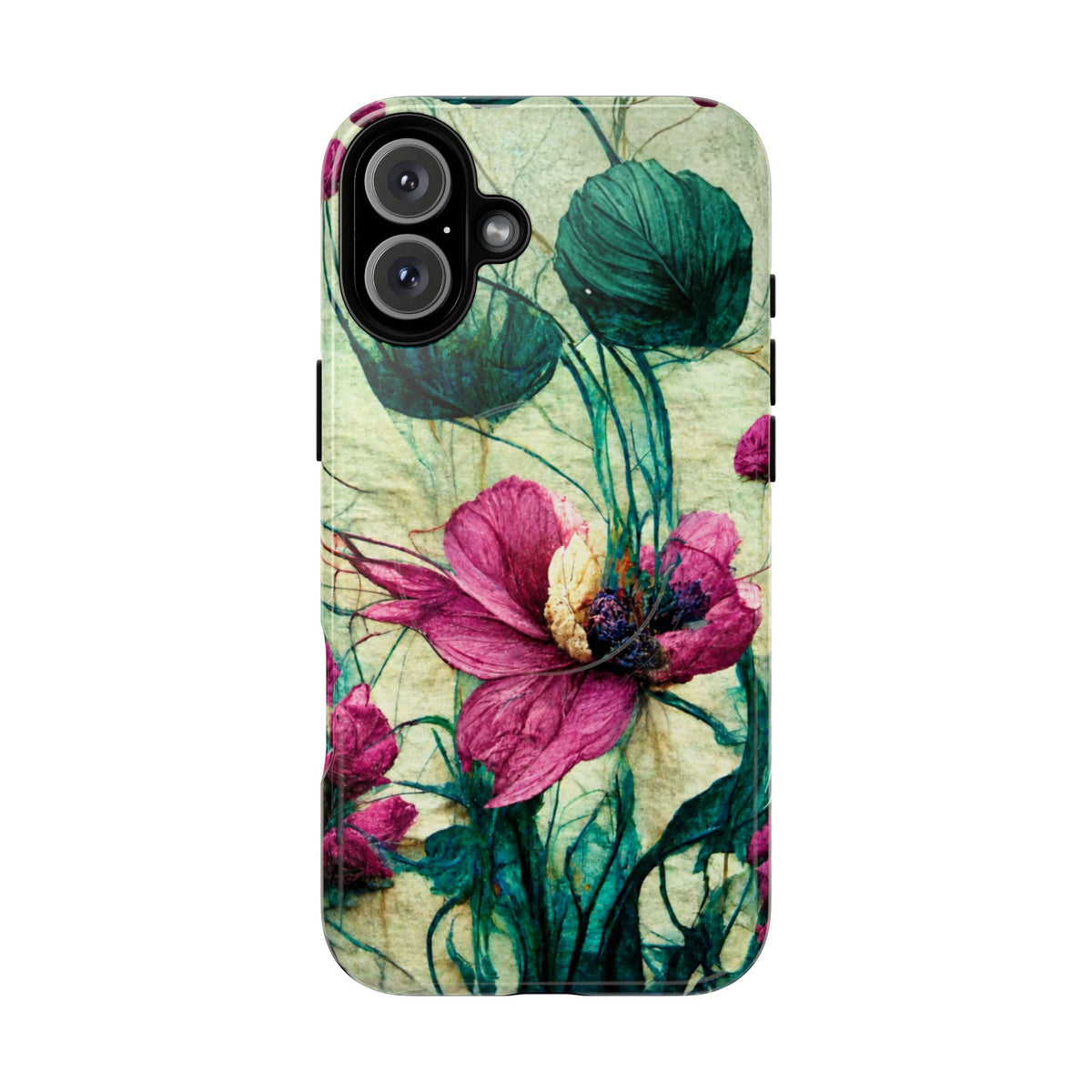 Patty's Plum Oriental Poppy Tough Magnetic Phone Cases for iPhone
