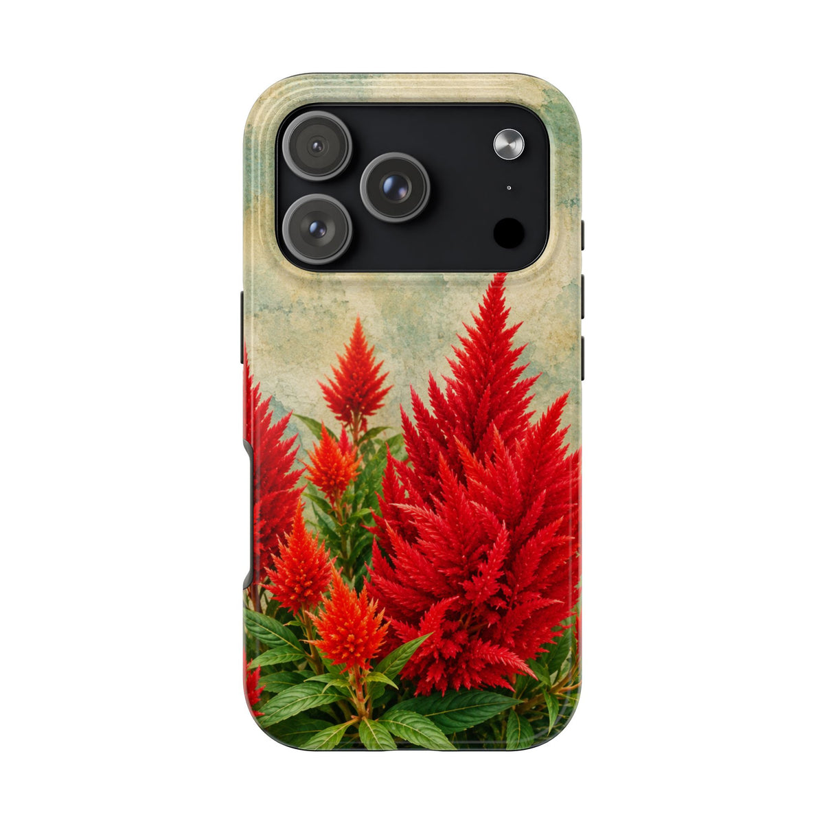Scarlet Celosia Tough Phone Cases (iPhones & Samsung)