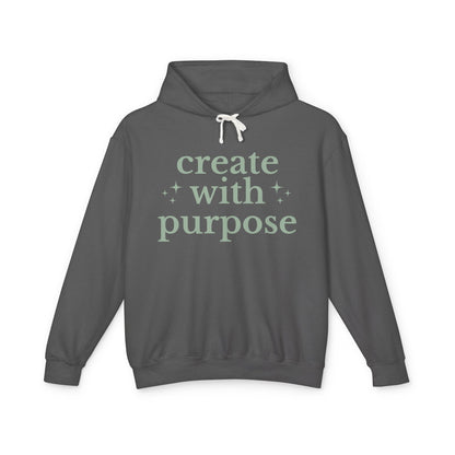 Create With Purpose - Unisex Lightweight Hoodie