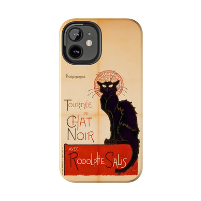 Art Nouveau: The Chat Noir (Black Cat) Tough Phone Cases
