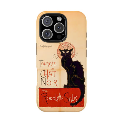 Art Nouveau: The Chat Noir (Black Cat) Tough Phone Cases