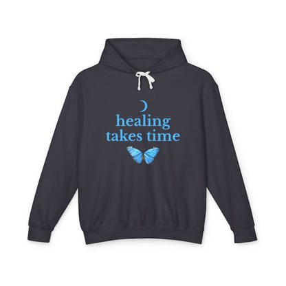 Healing Takes Time - Unisex Lightweight Hoodie
