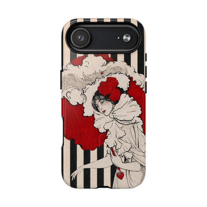 Art Nouveau: Woman in Red Hat MagSafe Phone Cases