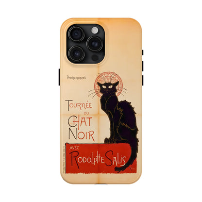 Art Nouveau: The Chat Noir (Black Cat) Tough Phone Cases