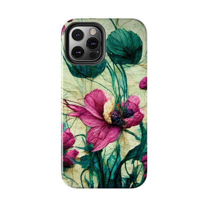 Patty's Plum Oriental Poppy Tough Phone Cases