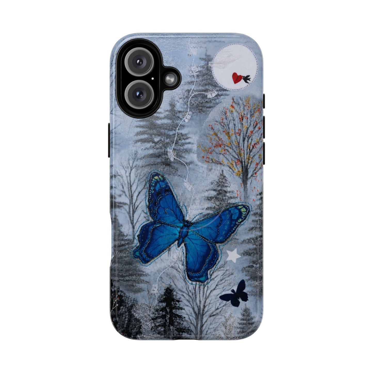 Blue Butterfly MagSafe Phone Cases