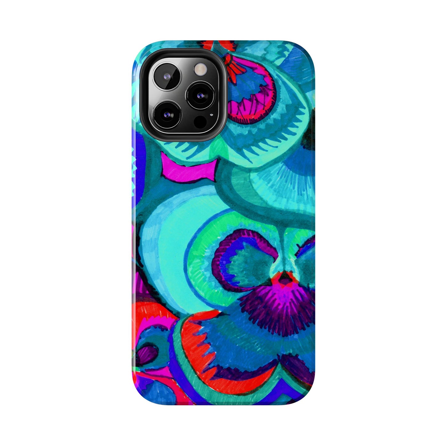 Vibrant Floral Tough Phone Cases