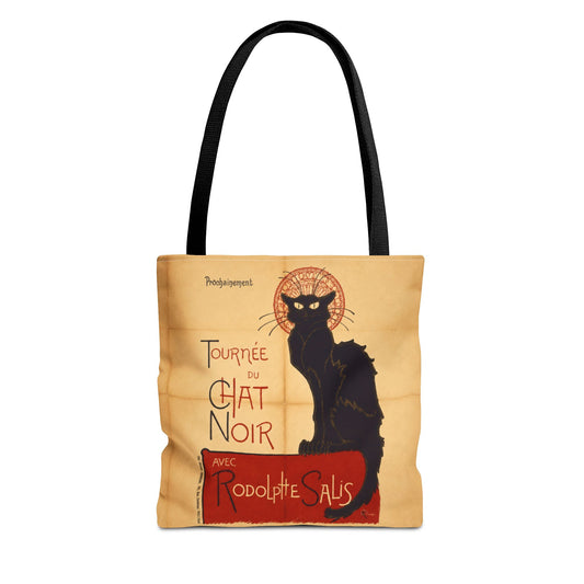 Art Nouveau: The Chat Noir (Black Cat) Tote Bag