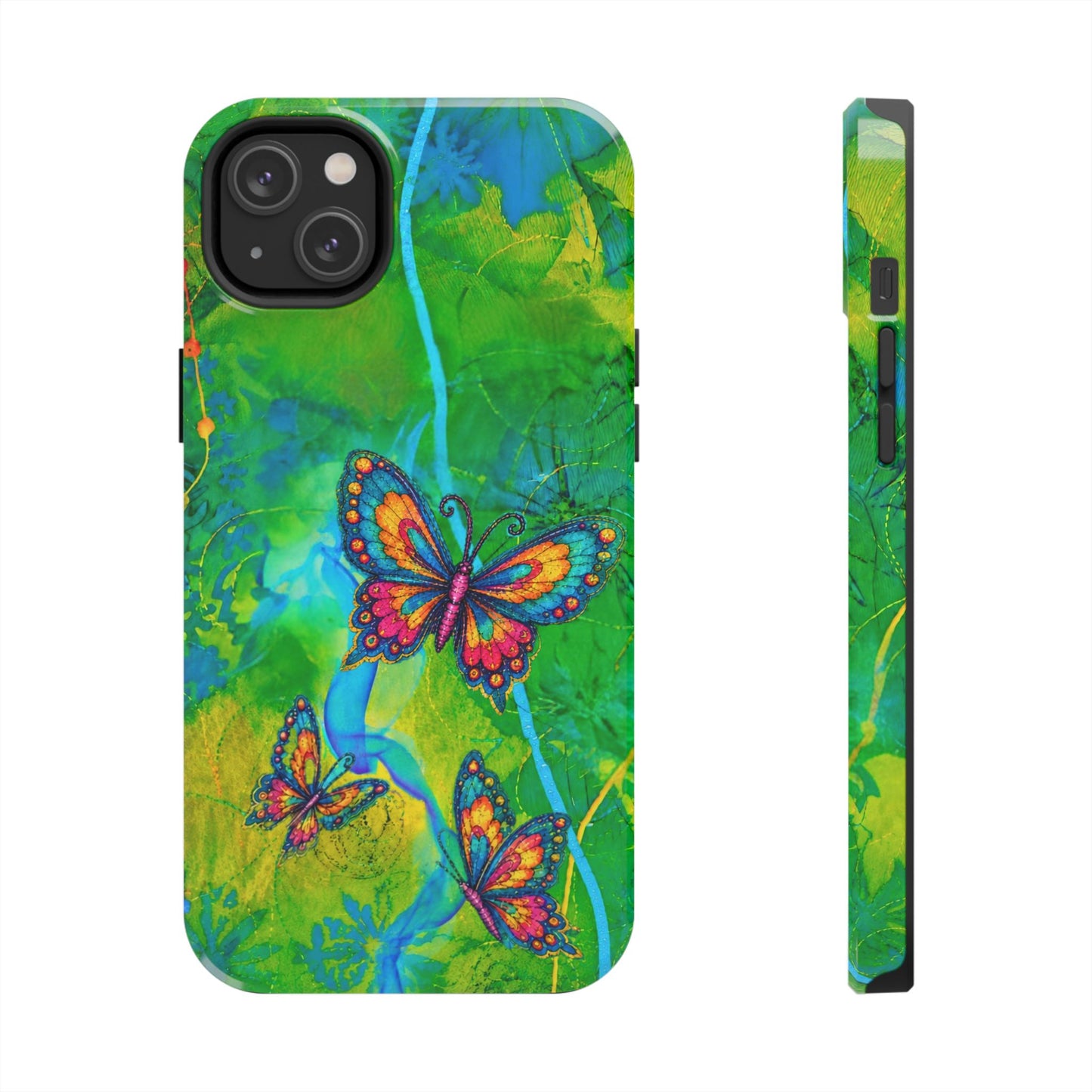 Morning Meditation - Butterfly Garden Tough Phone Case