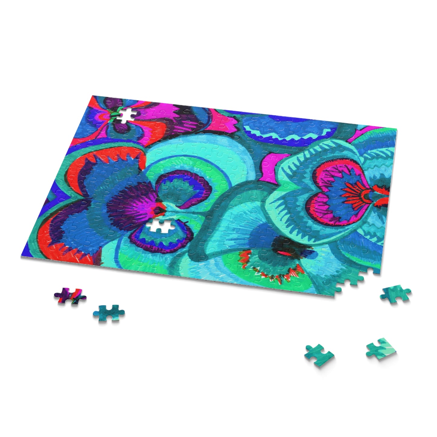 Vibrant Floral Puzzle  | 120, 252, 500-Piece