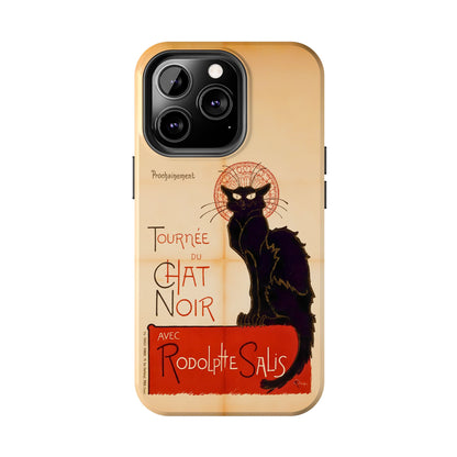Art Nouveau: The Chat Noir (Black Cat) Tough Phone Cases