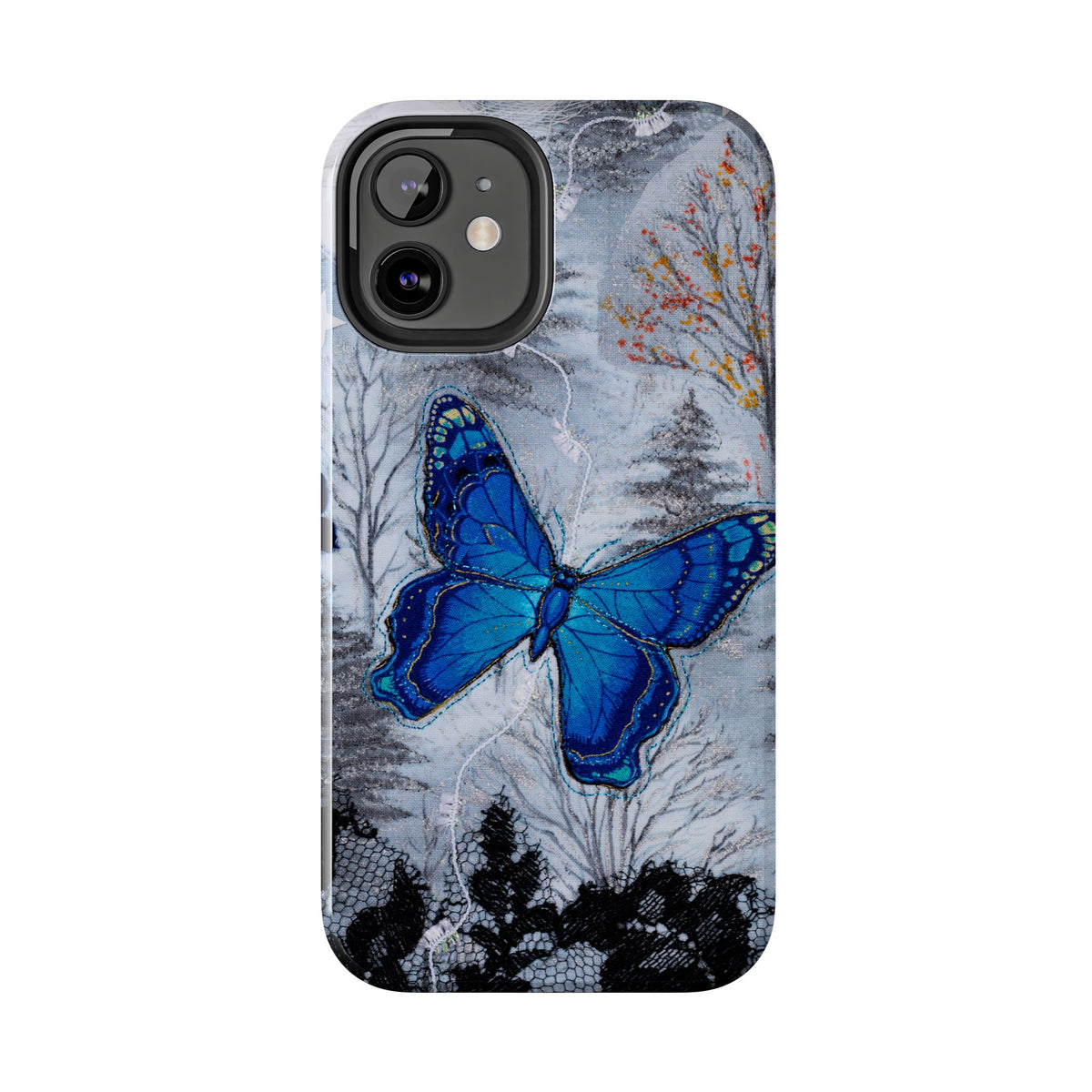 Blue Butterfly Tough Phone Cases