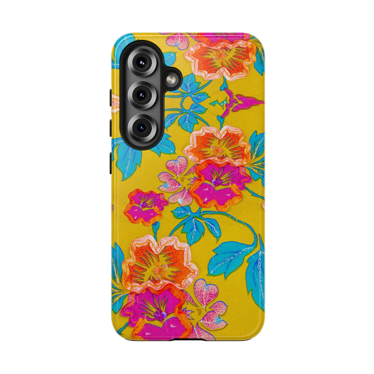 Golden Garden Bloom Tough Phone Cases