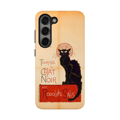 Art Nouveau: The Chat Noir (Black Cat) Tough Phone Cases