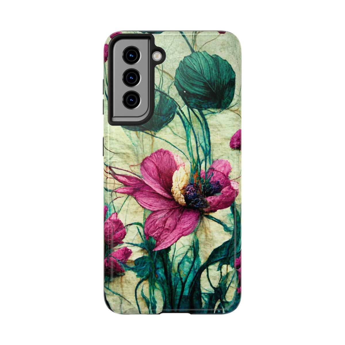 Patty's Plum Oriental Poppy Tough Phone Cases