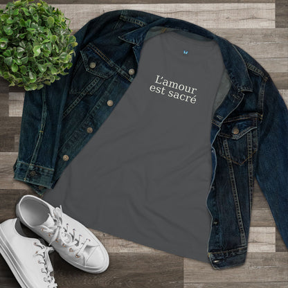 "L'amour est sacré" - Women's Cotton Tee