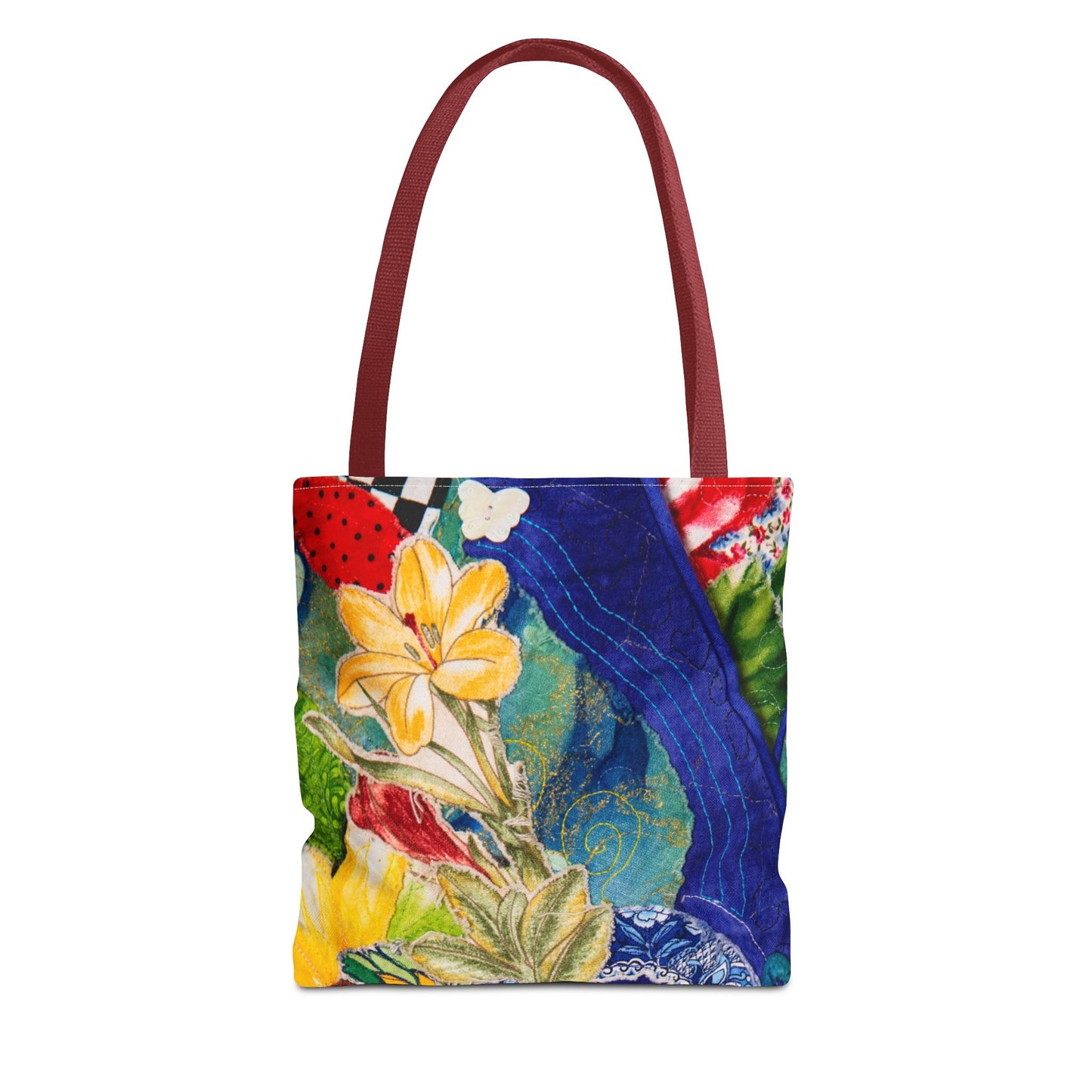 Artistic Floral Tote Bag