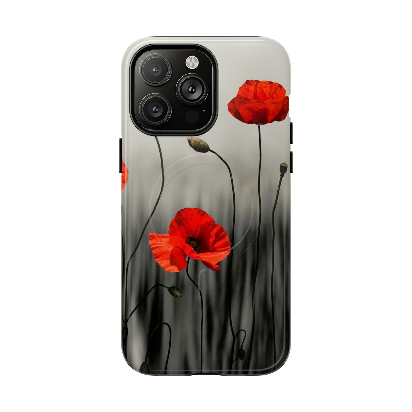 Poppy Modern Art MagSafe Phone Cases
