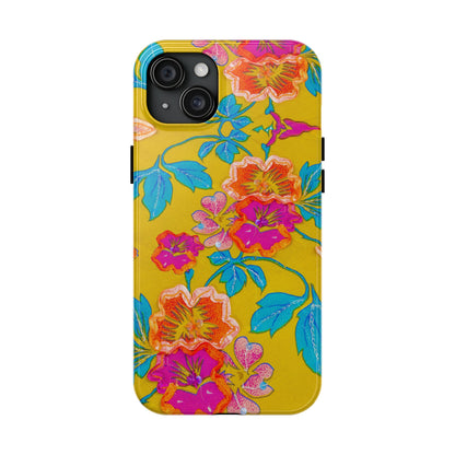 Golden Garden Bloom Tough Phone Cases
