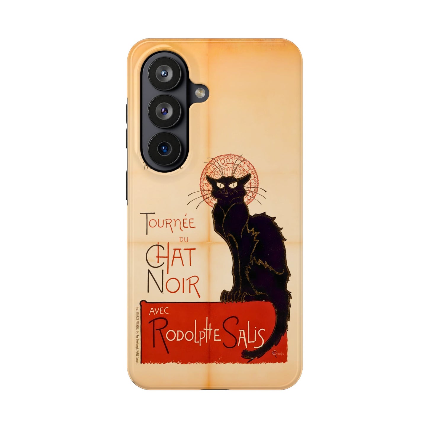 Art Nouveau: The Chat Noir (Black Cat) Tough Phone Cases
