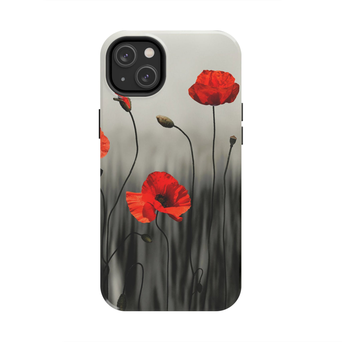 Poppy Modern Art Tough Phone Cases