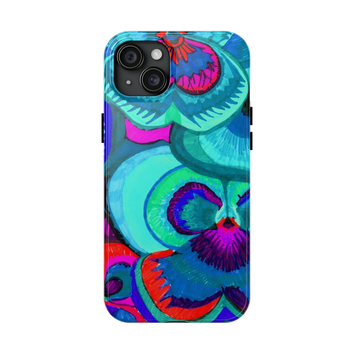 Vibrant Floral Tough Phone Cases