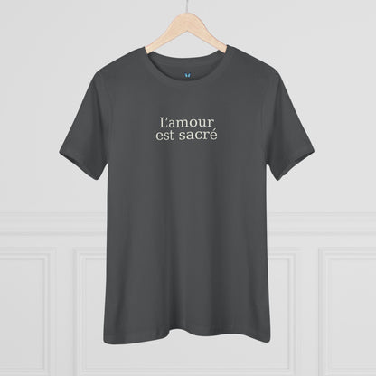 "L'amour est sacré" - Women's Cotton Tee