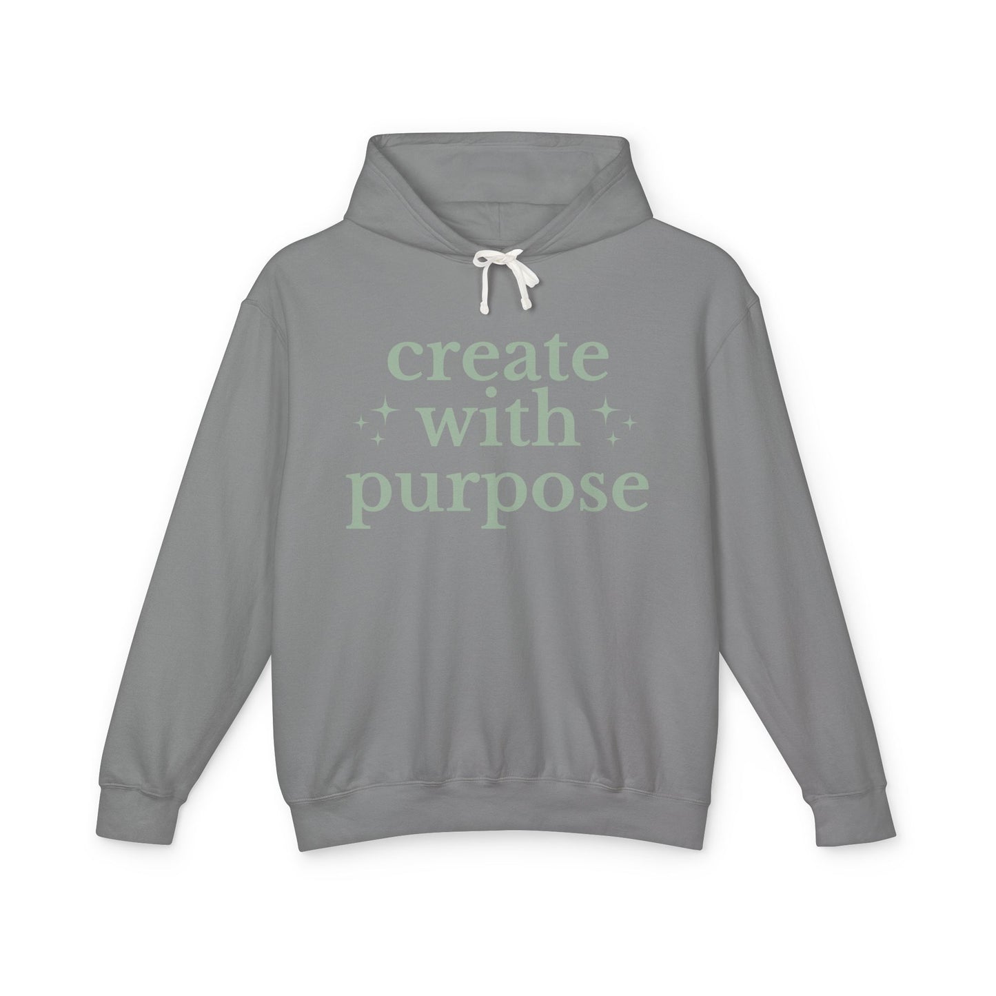 Create With Purpose - Unisex Lightweight Hoodie