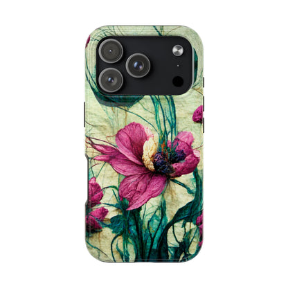 Patty's Plum Oriental Poppy Tough Phone Cases