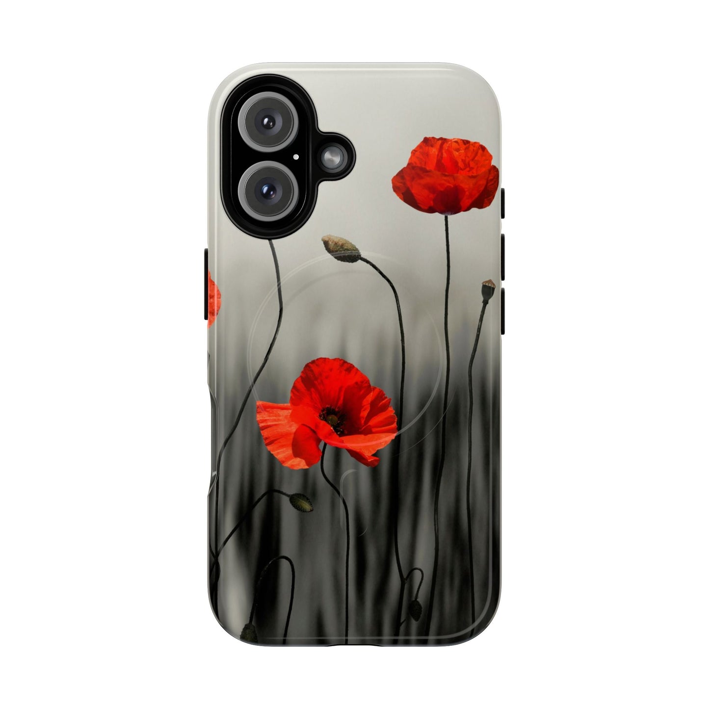 Poppy Modern Art MagSafe Phone Cases