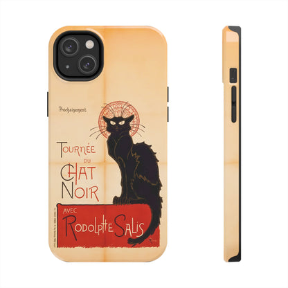 Art Nouveau: The Chat Noir (Black Cat) Tough Phone Cases