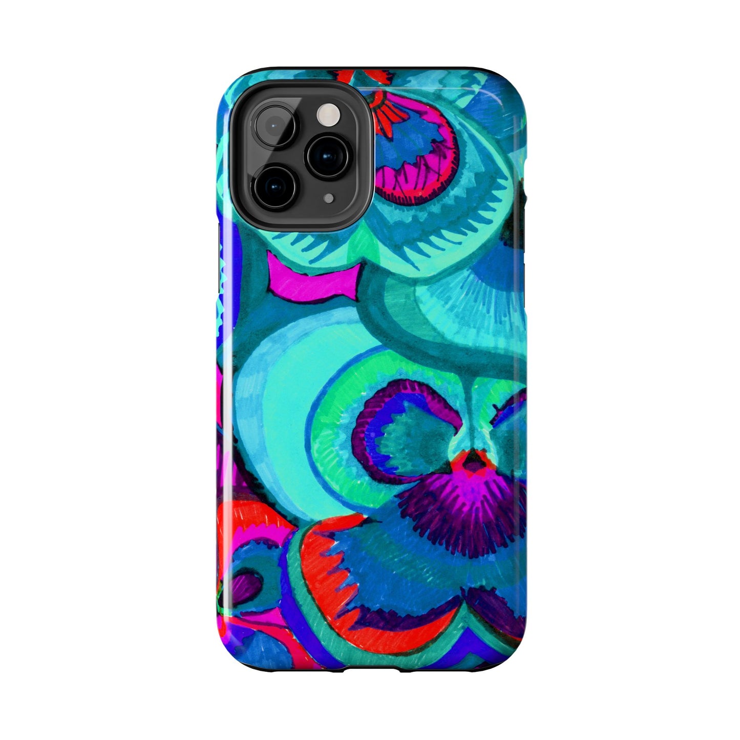 Vibrant Floral Tough Phone Cases