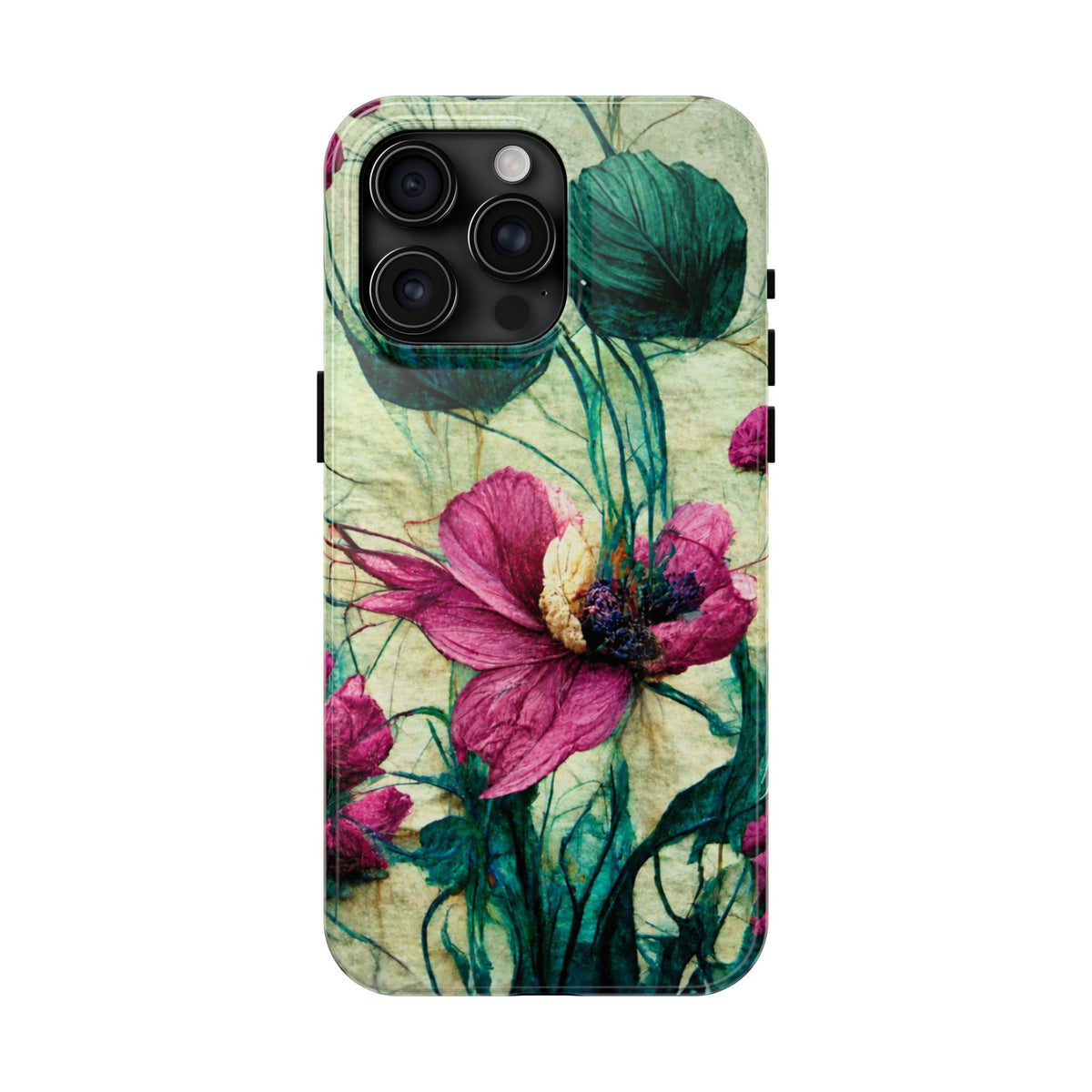 Patty's Plum Oriental Poppy Tough Phone Cases