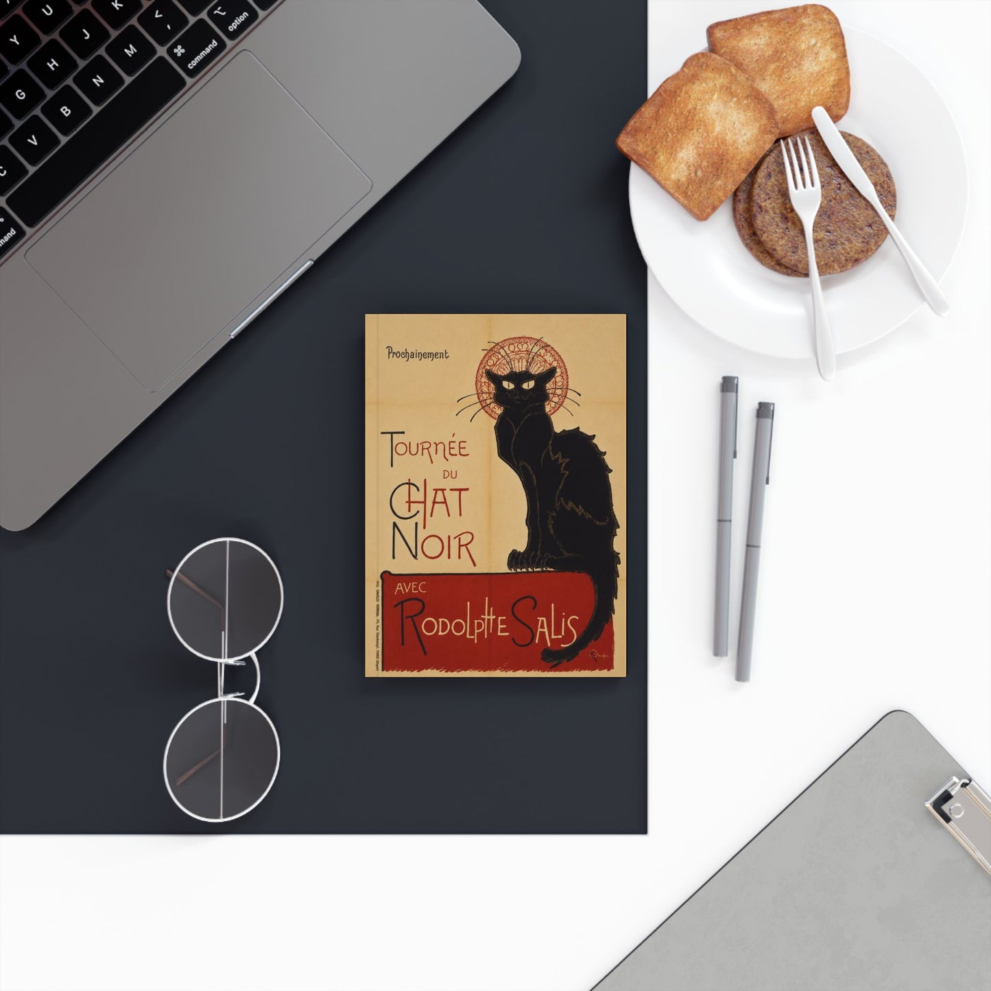 Art Nouveau: The Chat Noir (Black Cat) Hardcover Journal