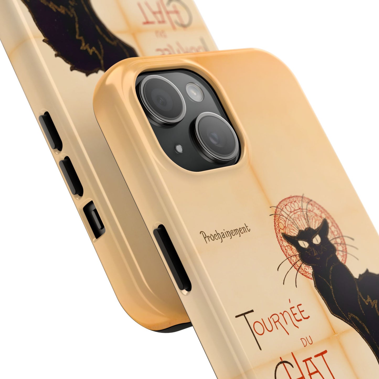 Art Nouveau: The Chat Noir (Black Cat) Tough Phone Cases