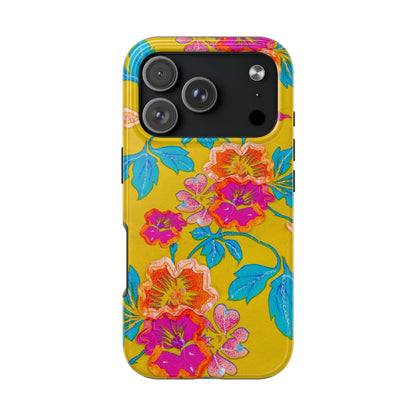 Golden Garden Bloom Tough Phone Cases