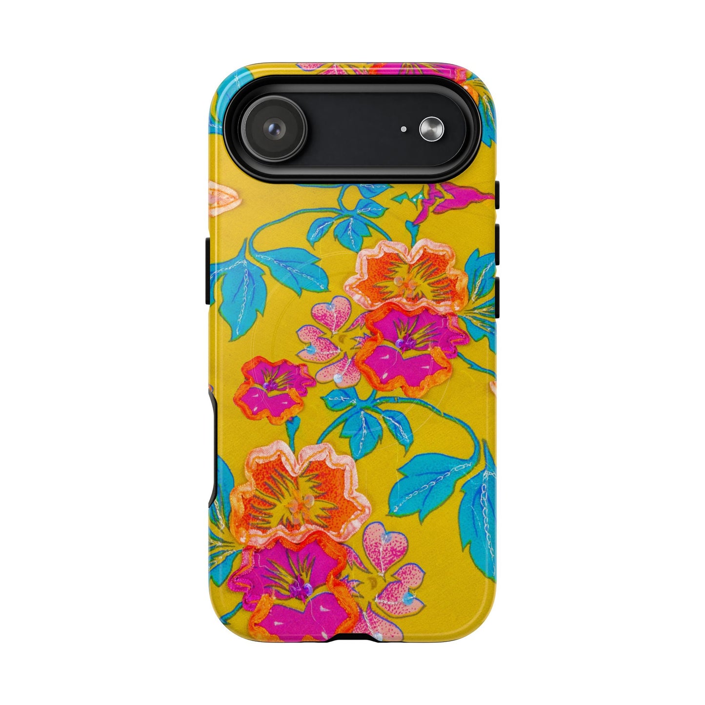 Golden Garden Bloom MagSafe Phone Cases
