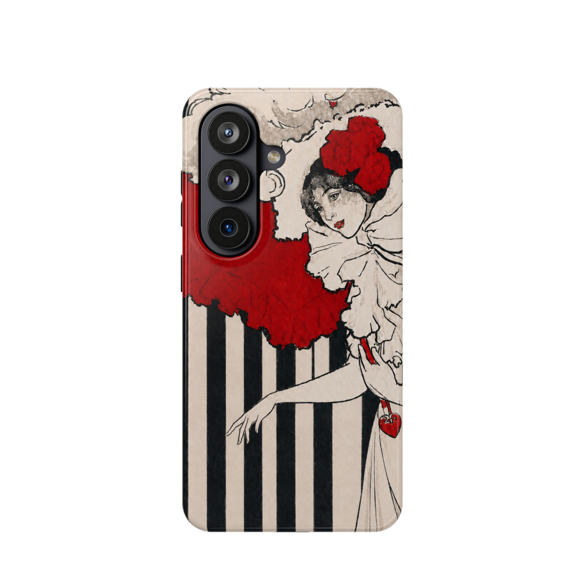Art Nouveau: Woman in Red Hat Magnetic Phone Case – Samsung Galaxy S26